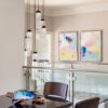 Ledgestone Round Pendant Chandelier | Spectrum Interiors, Nickolas Sargent Photography