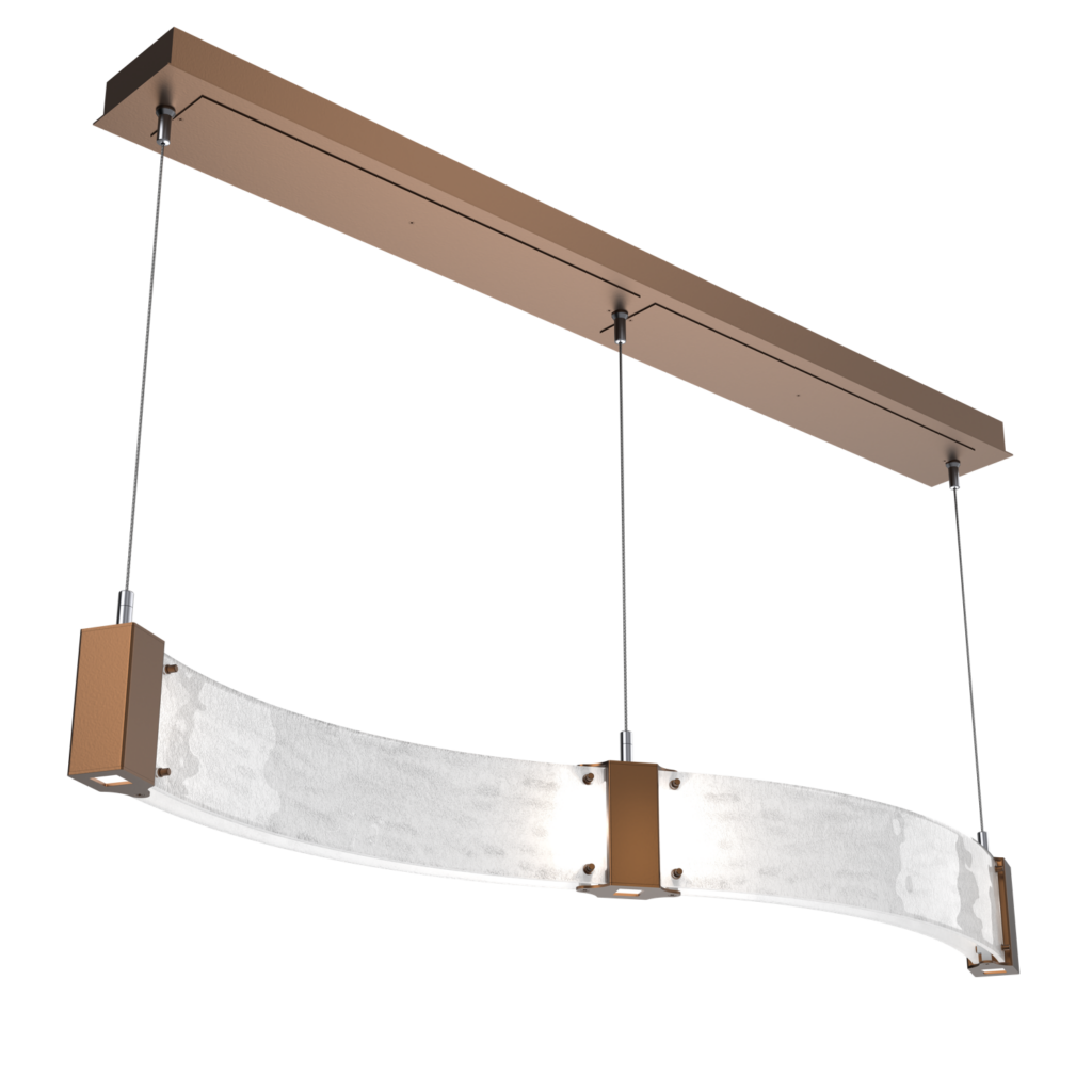 PLB0042-48-BB-CG-Hammerton-Studio-Parallel-48-inch-curved-linear-chandelier-with-burnished-bronze-finish-and-clear-granite-glass-shades-and-LED-lamping