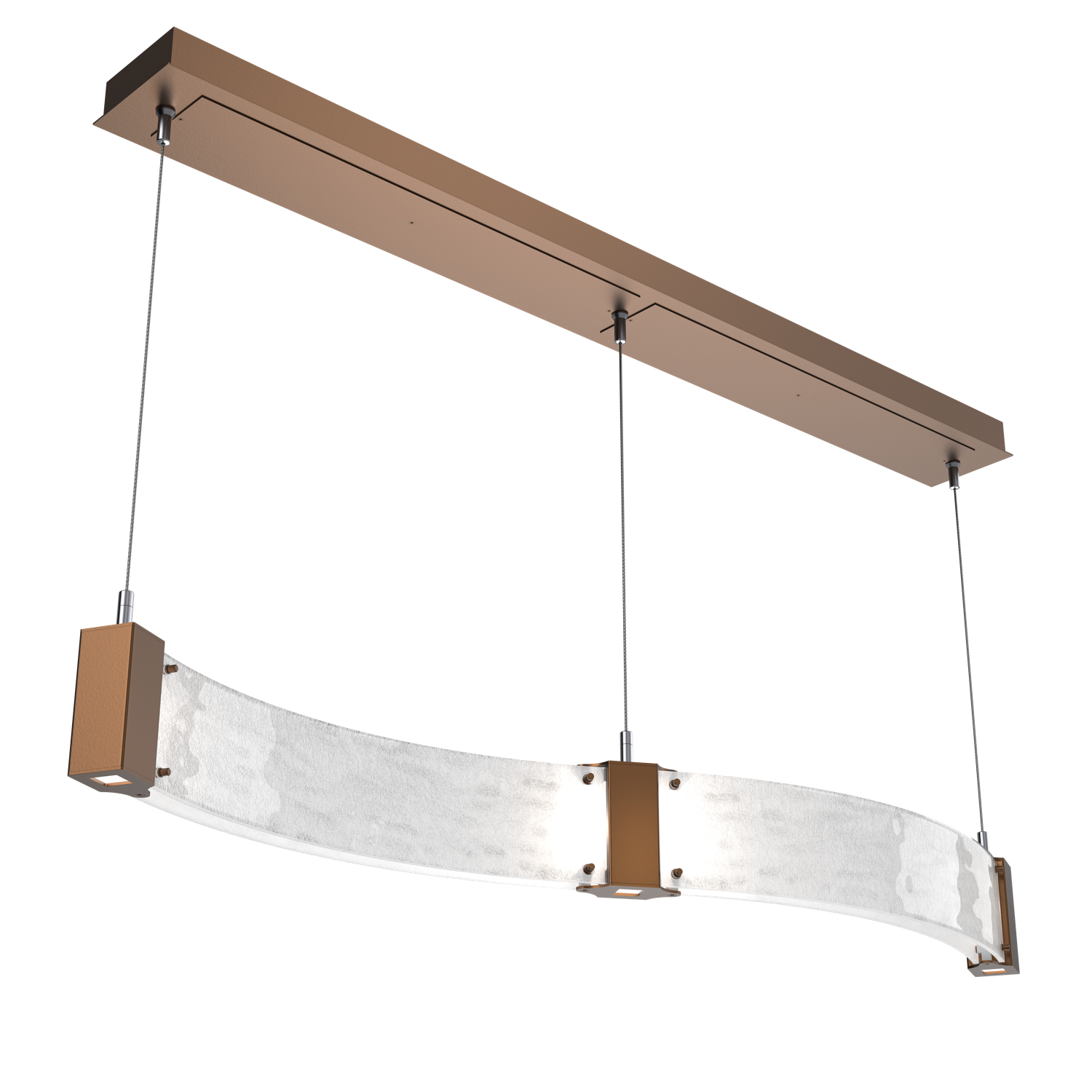 Parallel Curved Linear Chandelier