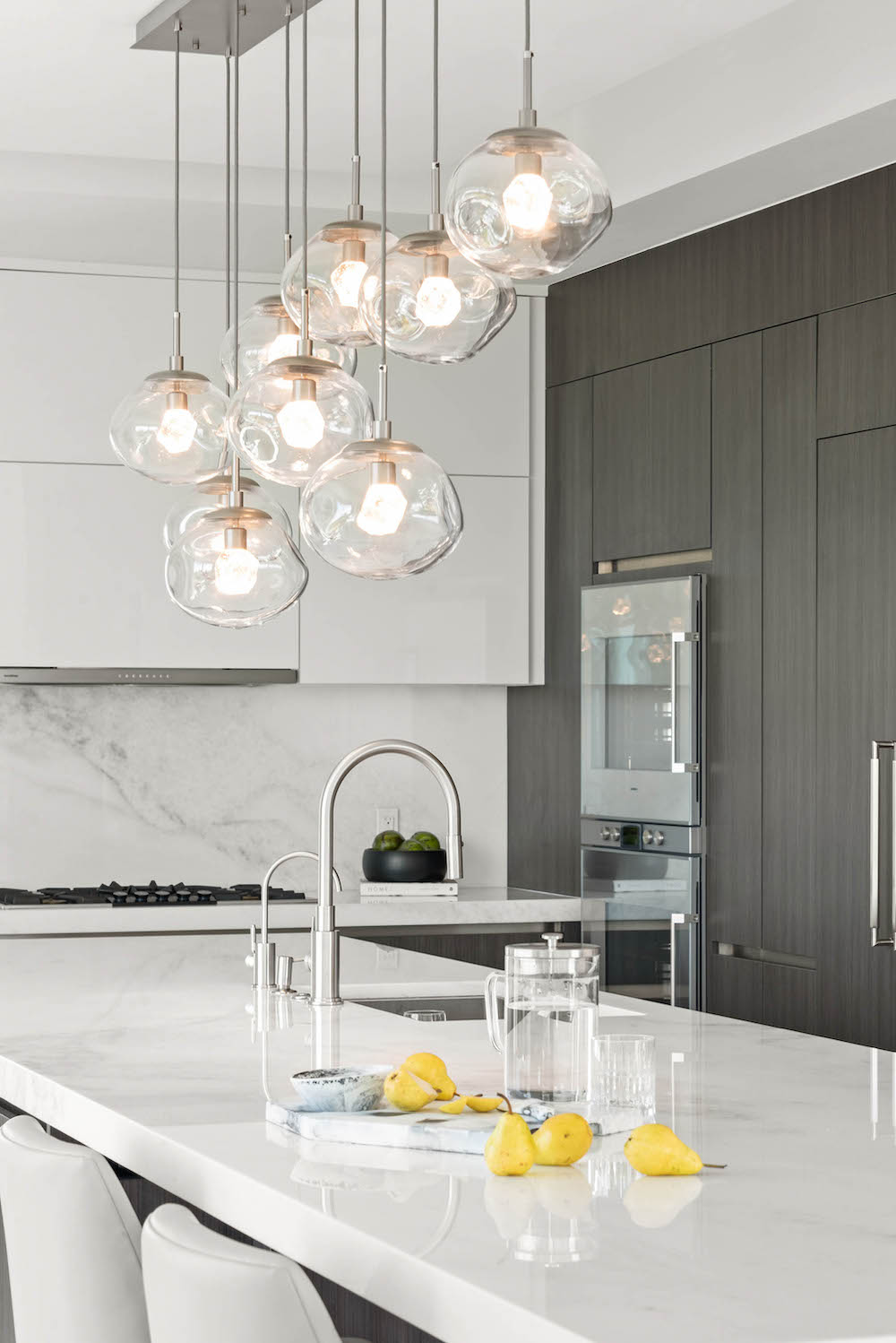 Nova Linear Pendant Chandelier | CZ Designs, Rickie Agapito Photography