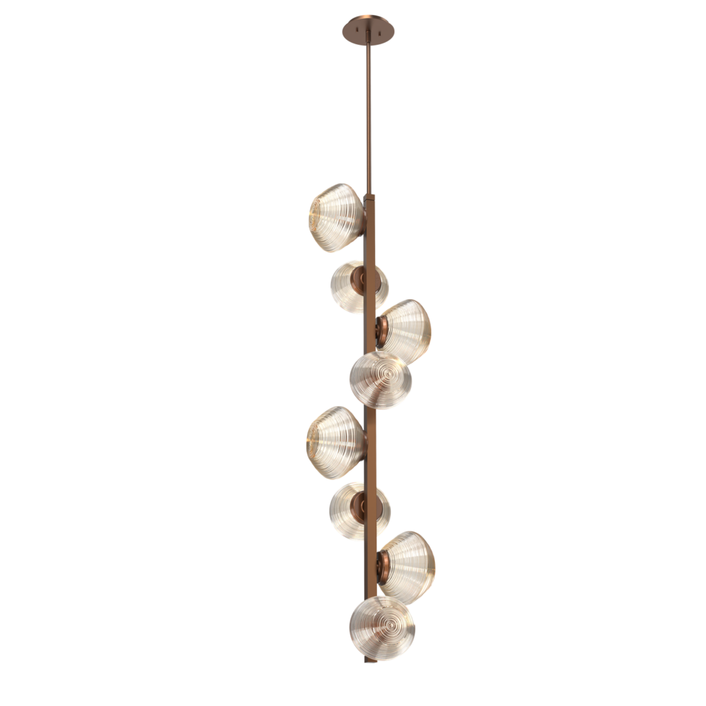 CHB0089-T8-BB-A-Hammerton-Studio-Mesa-8-light-twisted-vine-chandelier-with-burnished-bronze-finish-and-amber-blown-glass-shades-and-LED-lamping