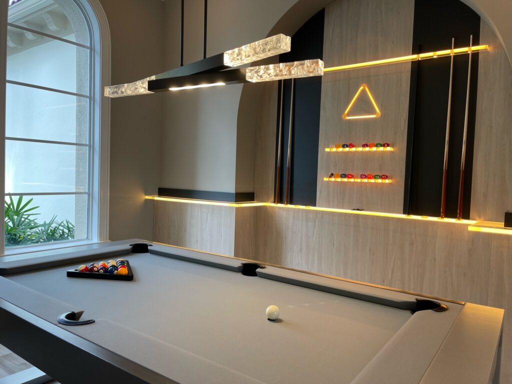 Axis Pivot Linear Chandelier | Metamorphosis Interior Design, RE Creative Agency Photography