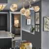 Gem Modern Branch Chandelier | White Olive Design Studio, Marcel Page Photography