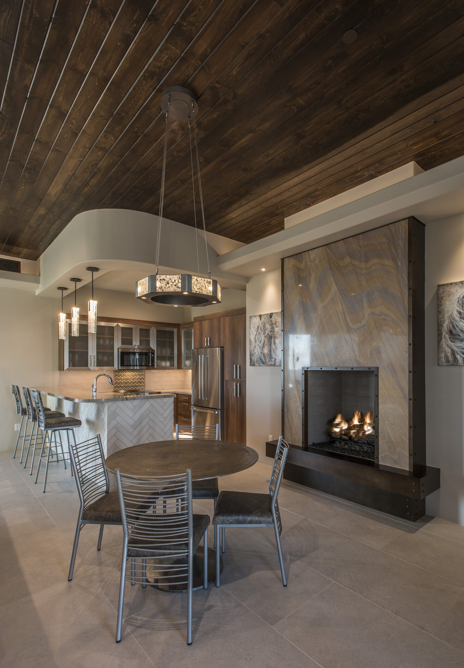 Glacier Ring Chandelier | Katherine Mueller Design, Scott Sandler Photography