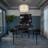 Uptown Mesh w/Linen Shade Drum | Ellwood Interiors