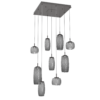 CHB0091-09-GP-S-Hammerton-Studio-Vessel-9-light-square-multi-pendant-chandelier-with-graphite-finish-and-smoke-blown-glass-shades-and-LED-lamping