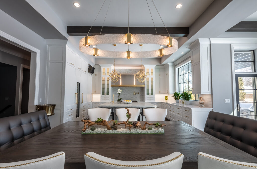 Parallel Ring Chandelier | Interiors by Mary Susan, Matt Phillips