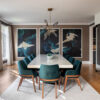 Aalto Modern Branch Chandelier | Stacey Marks Interiors, Brian Berkowitz