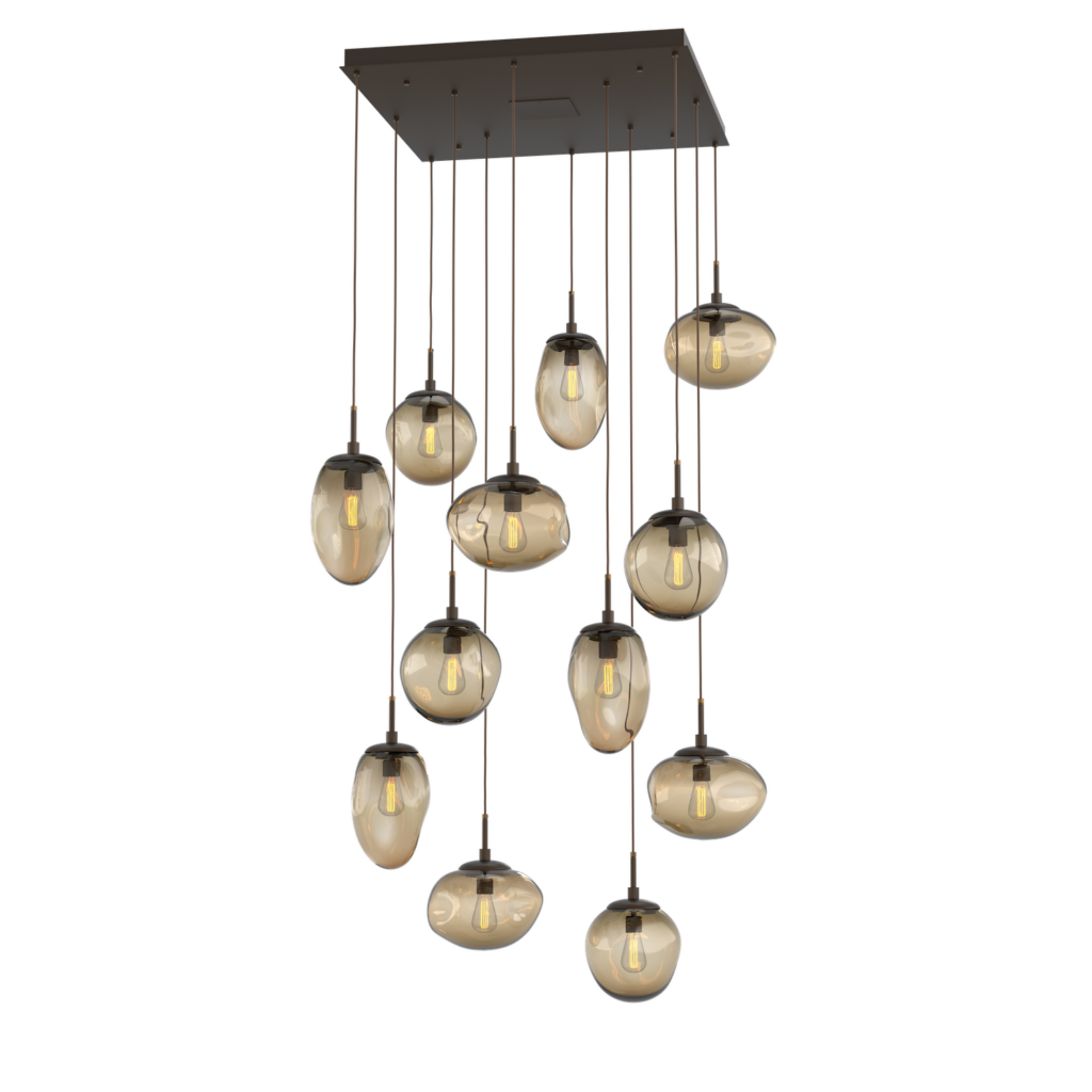CHB0065-12-FB-B-Hammerton-Studio-Nebula-Cosmos-12-light-square-pendant-chandelier-with-flat-bronze-finish-and-bronze-blown-glass-shades-and-incandescent-lamping