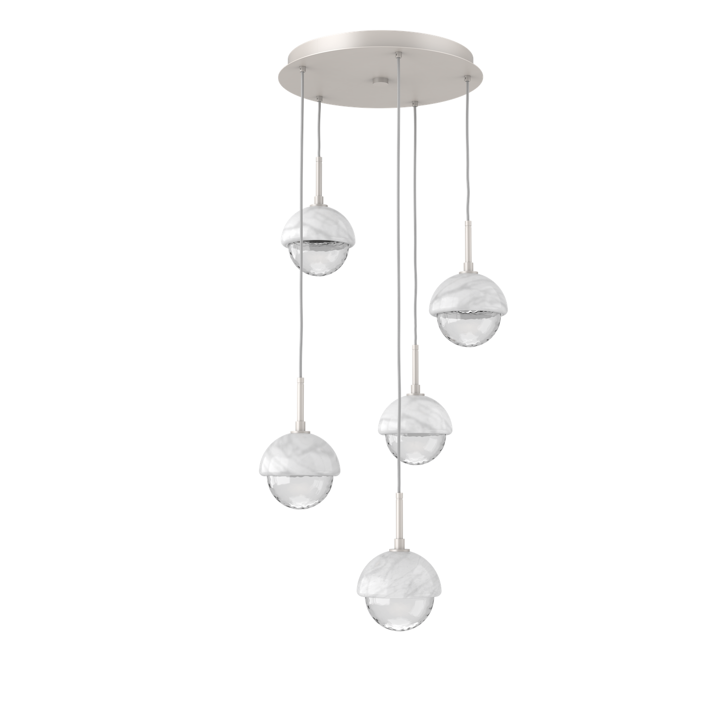 Cabochon Round Pendant Chandelier | Hammerton Studio