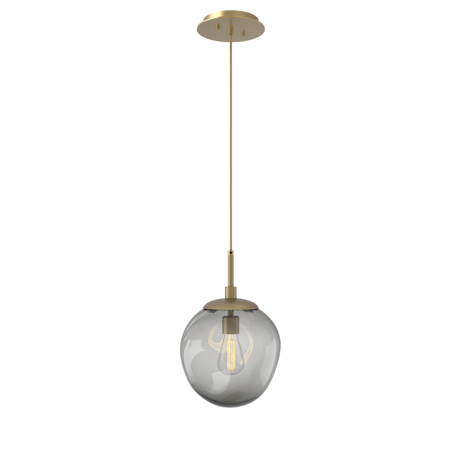 LAB0062-01-GB-S-Hammerton-Studio-Nebula-Aster-pendant-light-with-gilded-brass-finish-and-smoke-blown-glass-shades-and-incandescent-lamping
