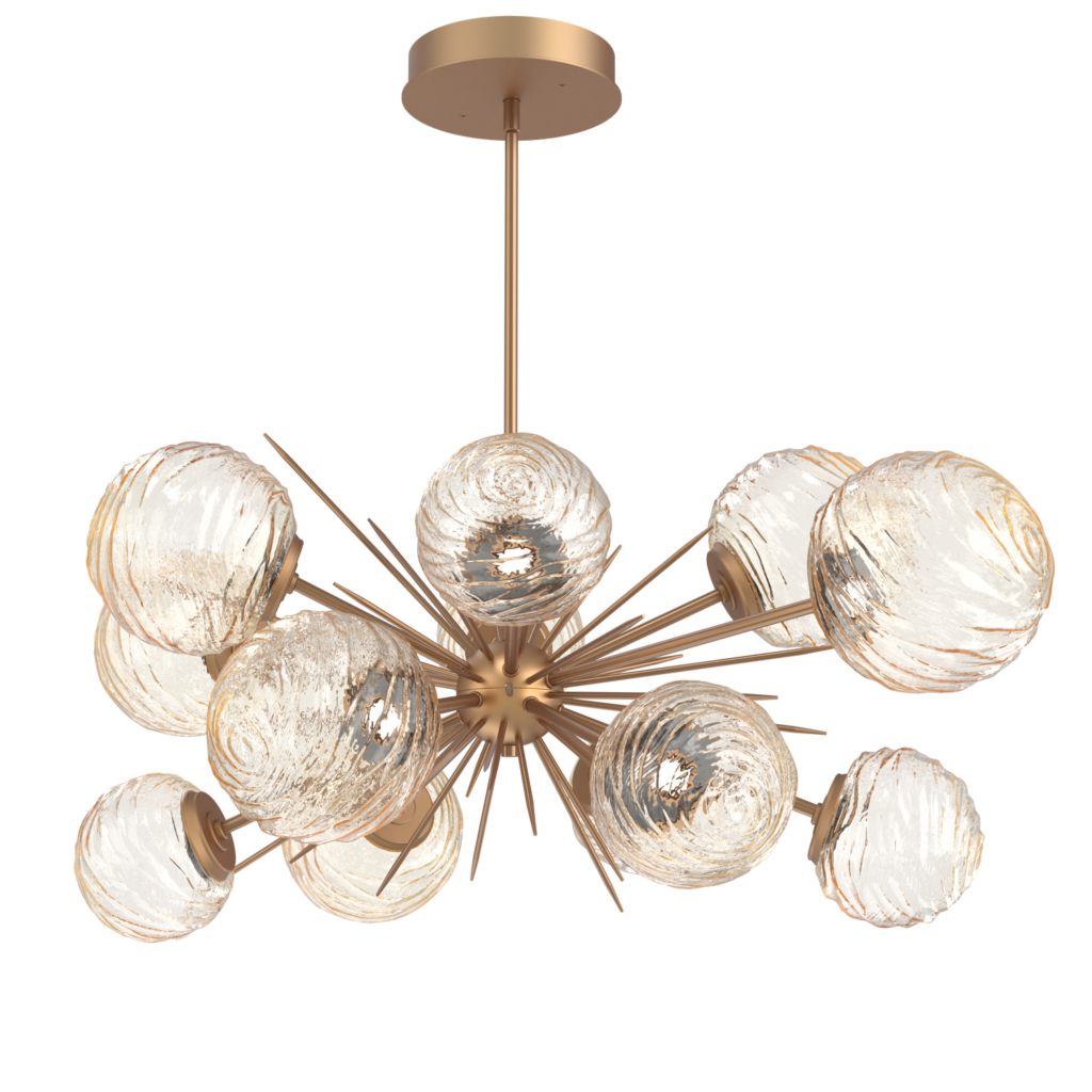 PLB0092-0D-NB-A-Hammerton-Studio-Gaia-43-inch-oval-starburst-chandelier-with-novel-brass-finish-and-amber-blown-glass-shades-and-LED-lamping