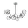 PLB0092-BB-CS-C-Hammerton-Studio-Gaia-8-light-modern-branch-chandelier-with-classic-silver-finish-and-clear-blown-glass-shades-and-LED-lamping