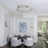 Axis Hexagonal Ring Chandelier | Jamie Schachtel Design Group, Joel Schachtel Photography