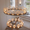 Gem Ring Chandelier | Modern Vintage Home, Brian Wetzel Photography