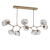 PLB0089-BC-NB-C-Hammerton-Studio-Mesa-10-light-modern-branch-chandelier-with-novel-brass-finish-and-clear-blown-glass-shades-and-LED-lamping