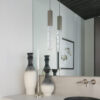 Axis Modern Sconce | Mark + Aly Interior Design, Rebekah Westover Photography