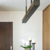 Urban Loft Trestle Linear Chandelier | Mark + Aly Interior Design, Rebekah Westover Photography