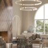 Parallel Two-Tier Ring Chandelier | Metamorphosis Interior Design