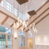 Rock Crystal Square Pendant Chandelier | Z Domus Designs, MK Creative Photography