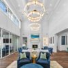 Parallel Two-Tier Ring Chandelier | Semmelmann Interiors