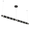 PLB0096-06-GP-0-BM-Hammerton-Studio-Corinth-74-inch-linear-chandelier-with-graphite-finish-and-black-marble-stone-accent-and-LED-lamping-angle