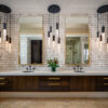 Axis Round Pendant Chandelier | Renee Guthrie Design, D.R. Brown Photography