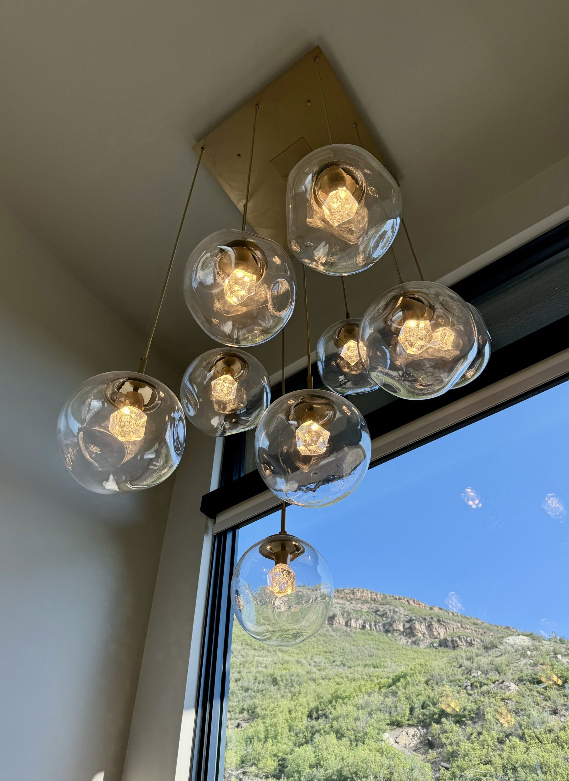 Aster Square Pendant Chandelier | Rustic Elegance Home Design