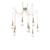 SCB0078-09-GB-C-Hammerton-Studio-Raindrop-9-light-swag-multi-pendant-chandelier-with-gilded-brass-finish-and-clear-blown-glass-shades-and-LED-lamping