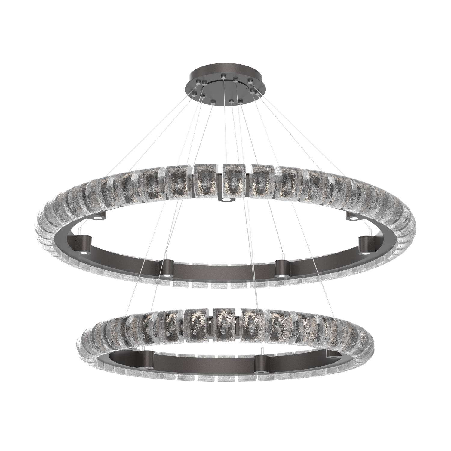 CHB0100-2T-GP-TO-Hammerton-Studio-Tessera-50-inch-two-tier-ring-chandelier-with-graphite-finish-and-clear-orb-cast-glass-shade-and-LED-lamping